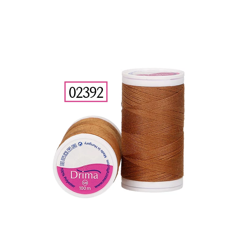 Drima varrócérna, polyester, 100 m - 02392