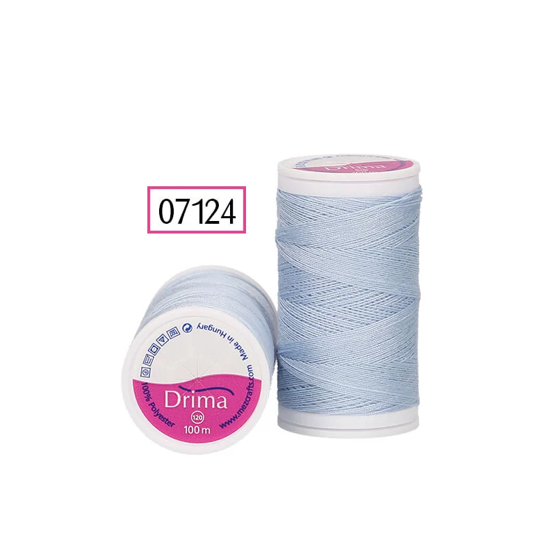 Drima varrócérna, polyester, 100 m - 07124