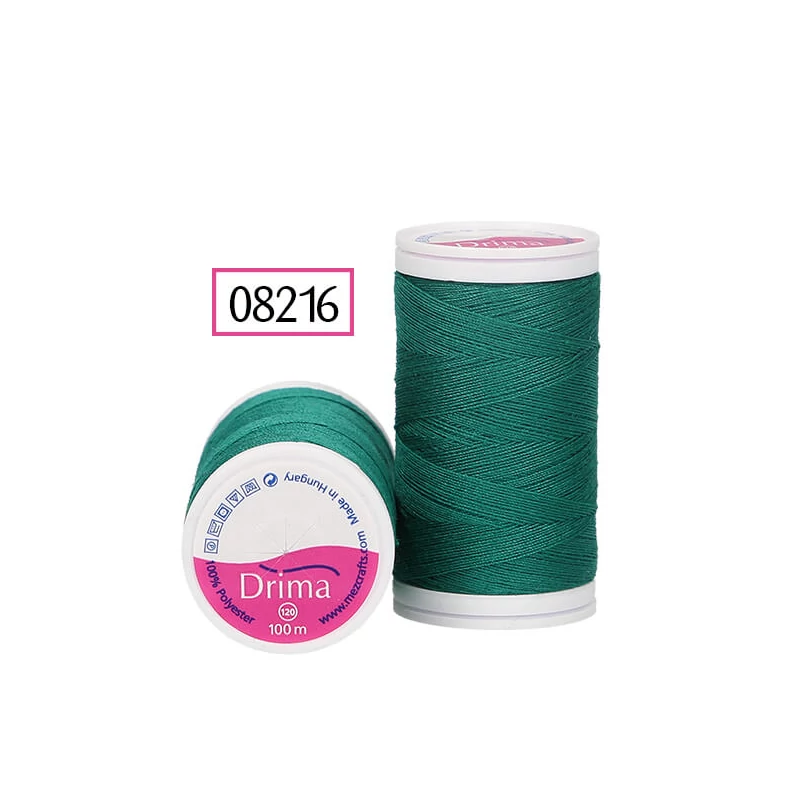 Drima varrócérna, polyester, 100 m - 08216