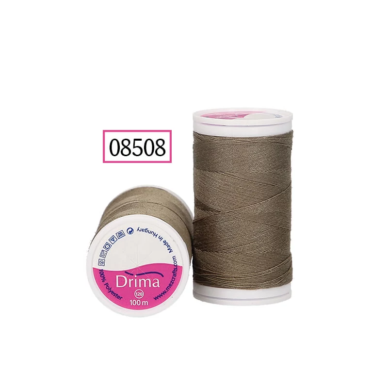 Drima varrócérna, polyester, 100 m - 08508