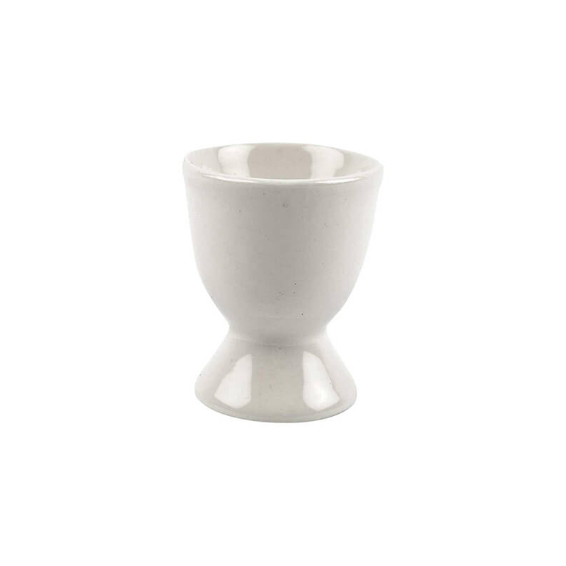 Porcelán tojástartó - fehér, 4,5x6,5 cm