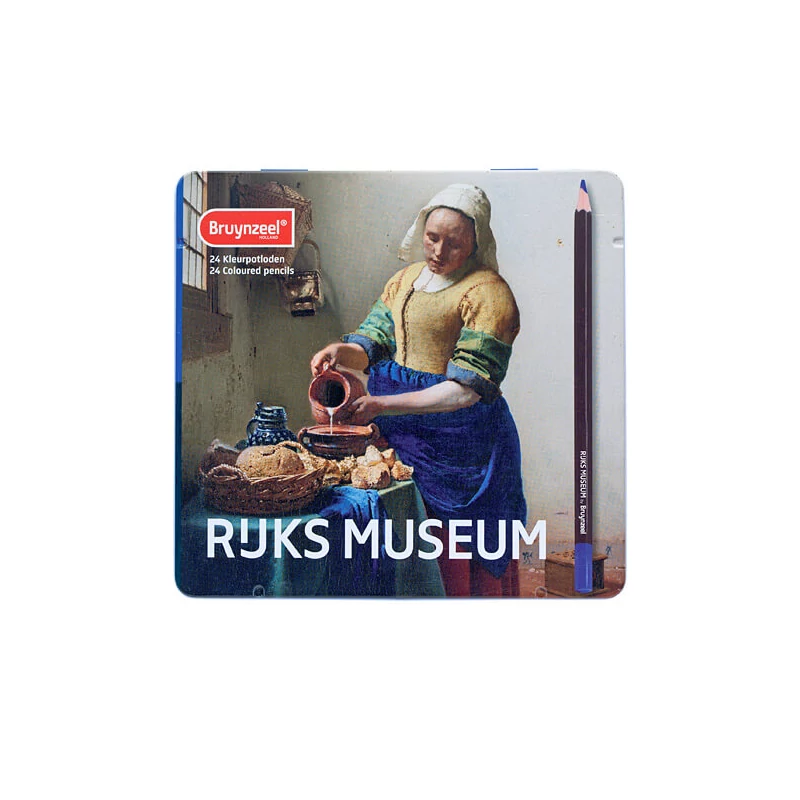 Bruynzeel Rijks Museum színesceruza készlet - 24 db, Vermeer: Tejet öntő nő