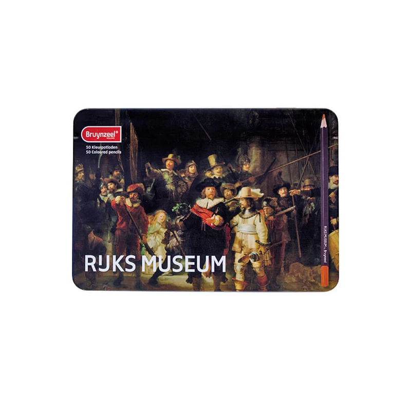 Bruynzeel Rijks Museum színesceruza készlet - 50 db, Rembrandt: Éjjeli őrjárat
