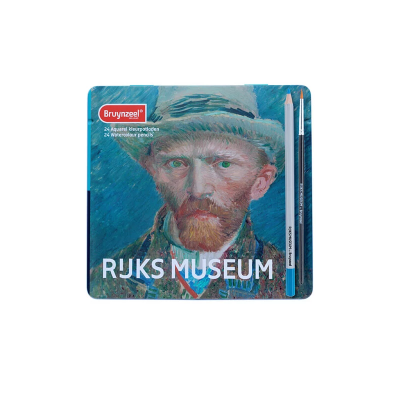 Bruynzeel Rijks Museum akvarellceruza készlet - 24 db, Van Gogh: Önarckép