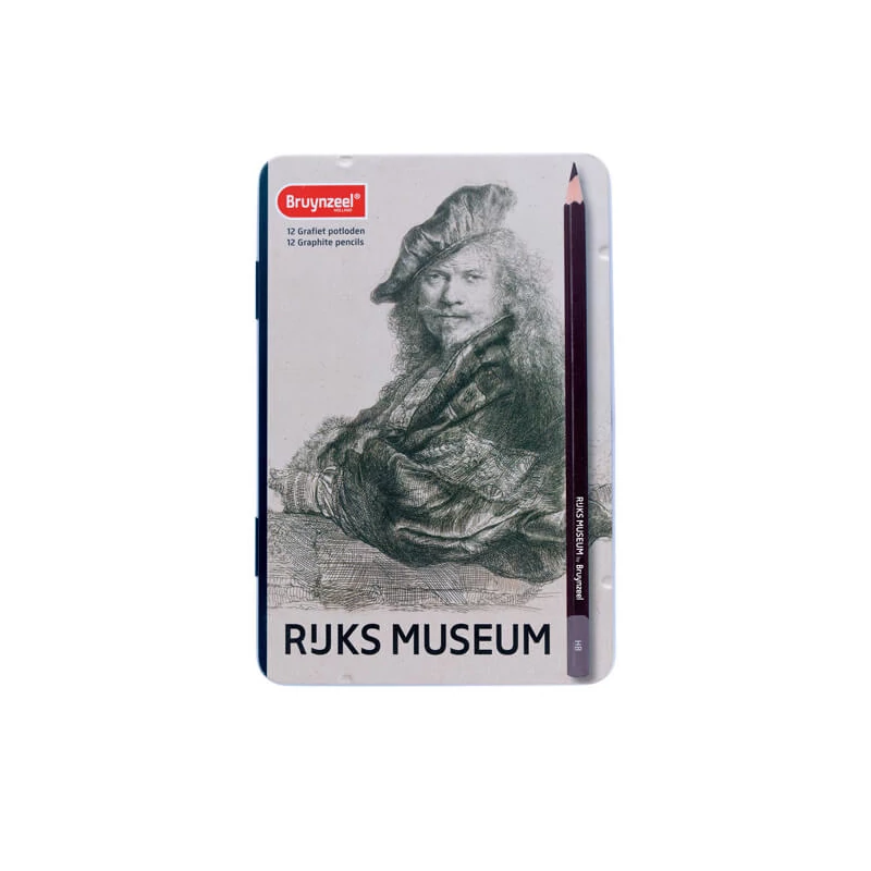 Bruynzeel Rijks Museum grafitceruza készlet - 12 db, Rembrandt: Önarckép