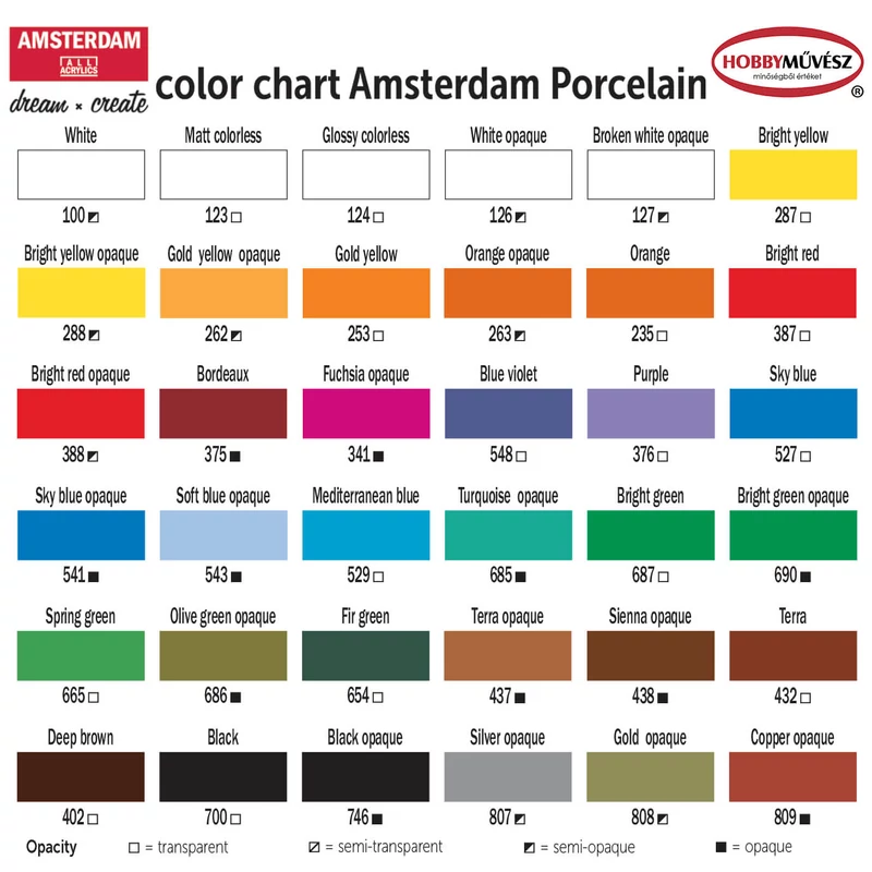 Amsterdam porcelánfesték 16 ml - szienna, fedő, 438