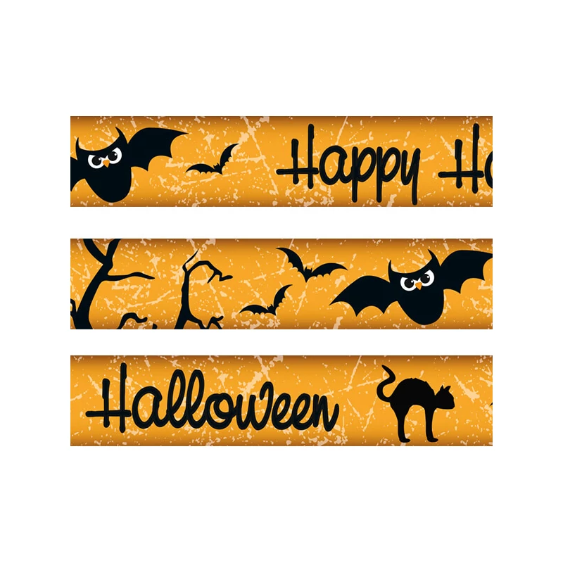 Washi tape, 15 mm, 10 m - happy halloween