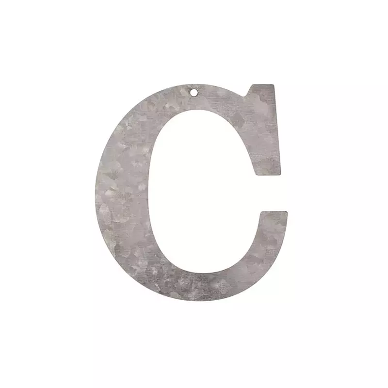 Cink betű - C, 12 cm