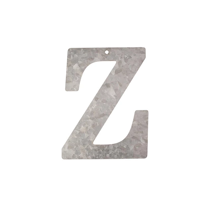 Cink betű - Z, 12 cm