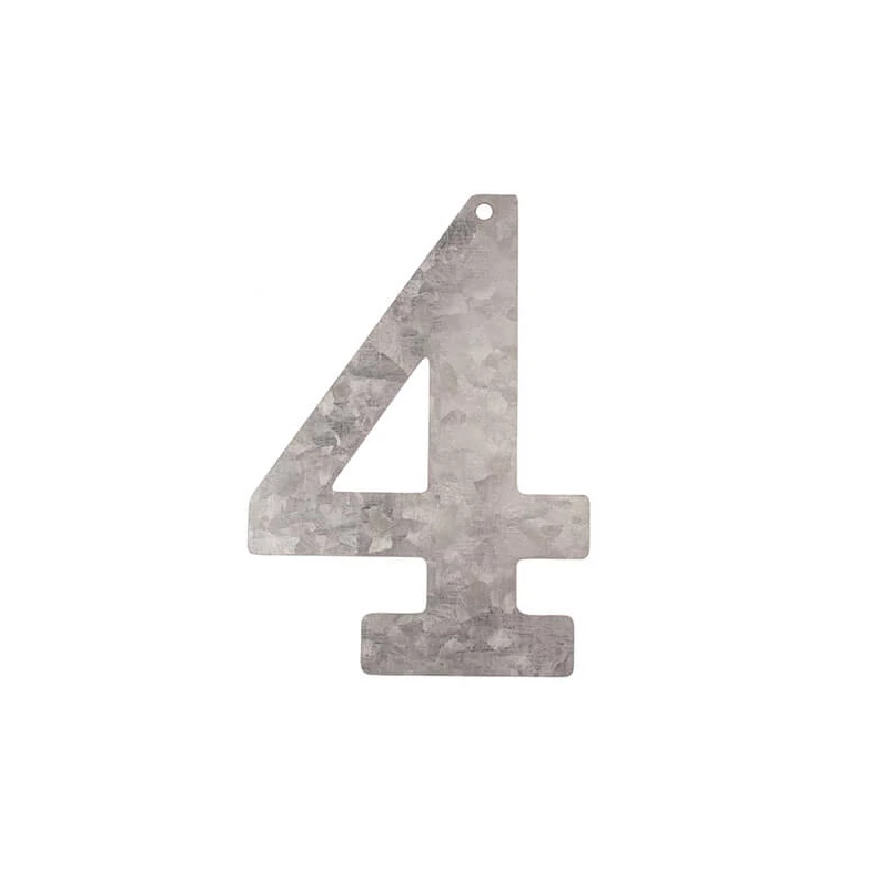 Cink szám - 4, 12 cm