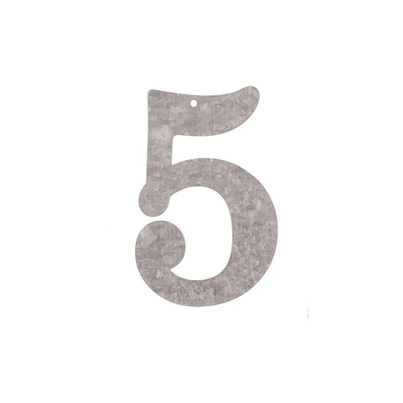 Cink szám - 5, 12 cm