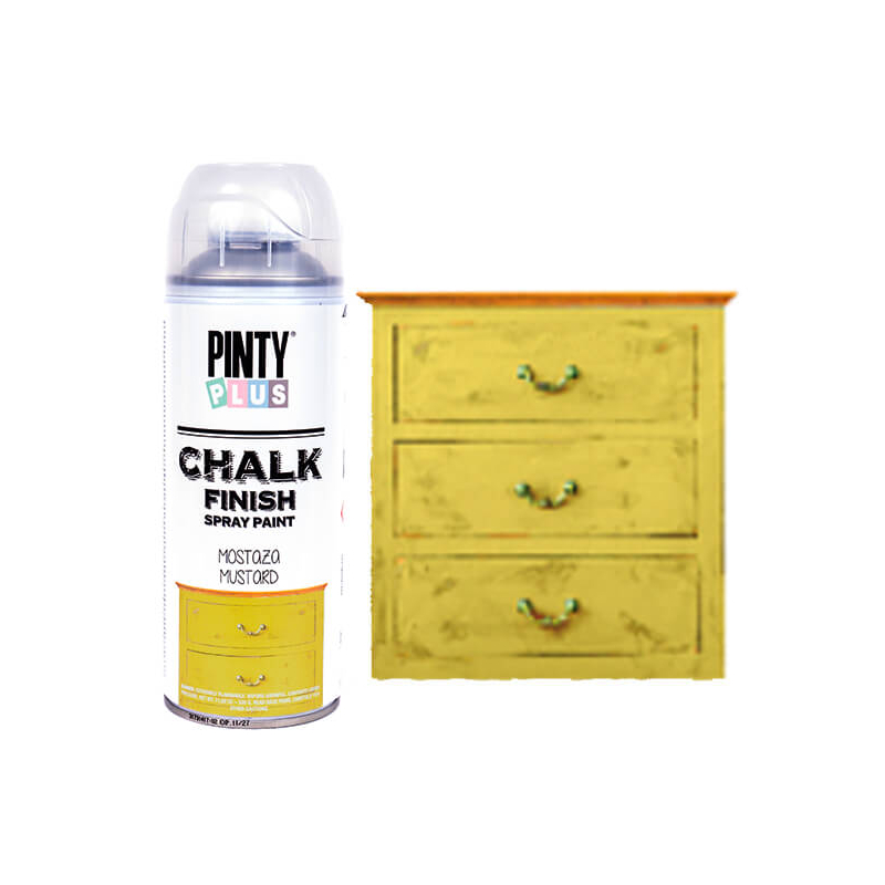 Krétafesték spray, Chalk Paint, Pinty Plus - mustár