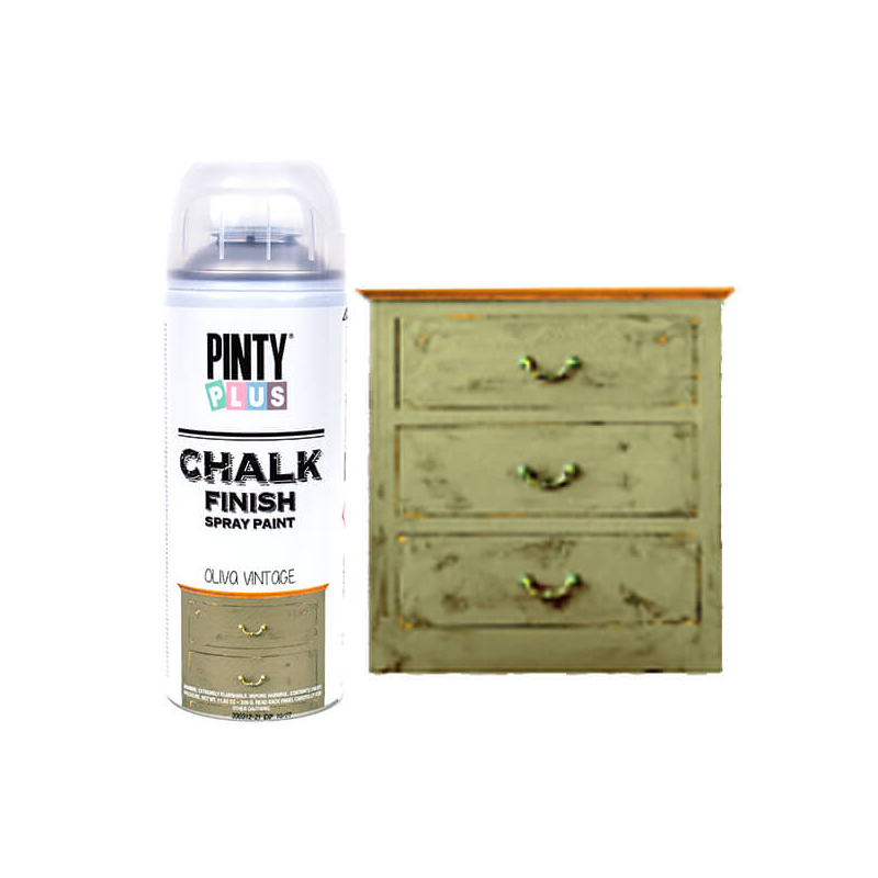 Krétafesték spray, Chalk Paint, Pinty Plus - oliva vintage