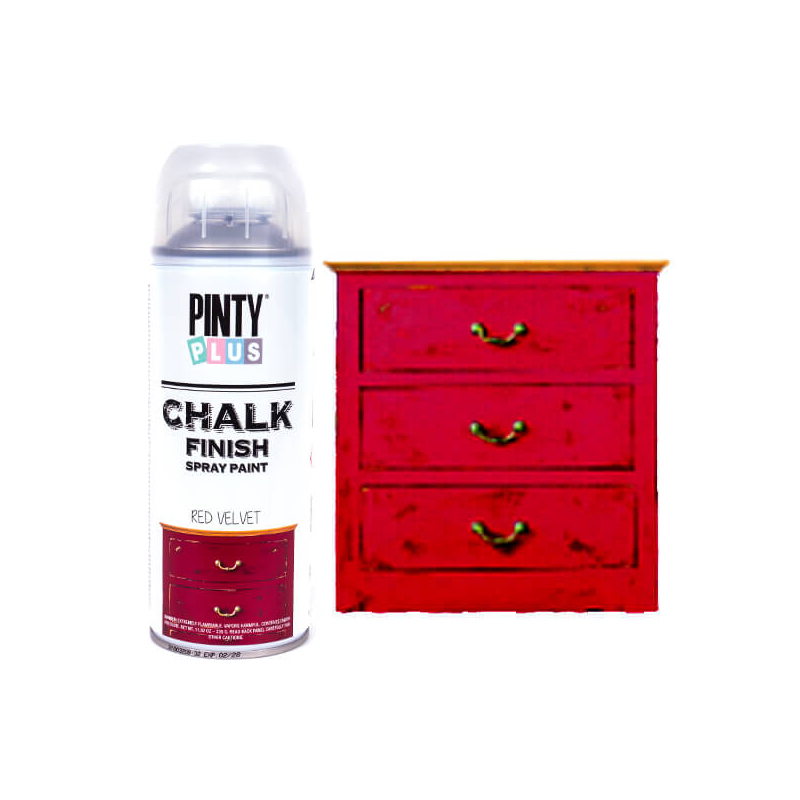 Krétafesték spray, Chalk Paint, Pinty Plus - piros bársony