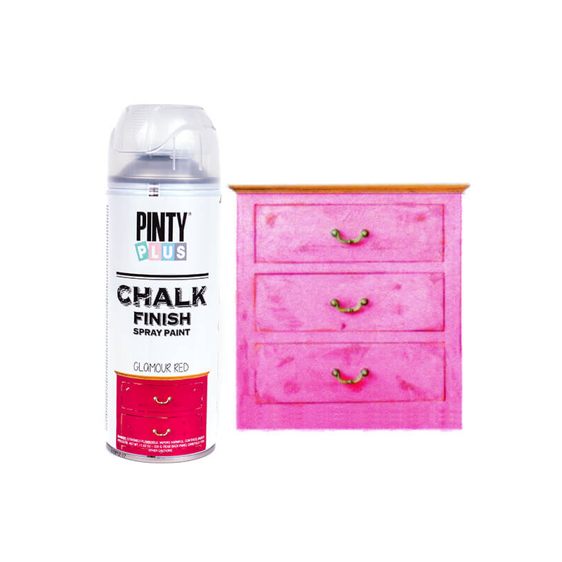 Krétafesték spray, Chalk Paint, Pinty Plus - glamour red