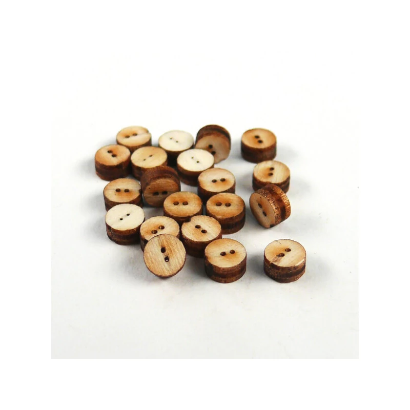 Fafigura csomagban - Mini gomb, 20 db