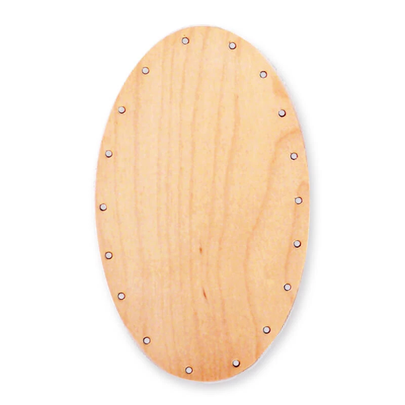 Kosárfonó alap, ovális - 10x17 cm, 2,5 mm lyukméret