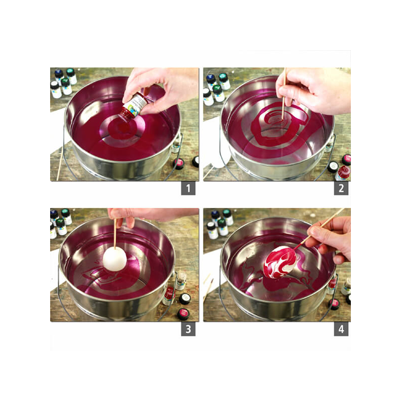 Márványozó festék, Kreul, 20 ml - rózsaszín
