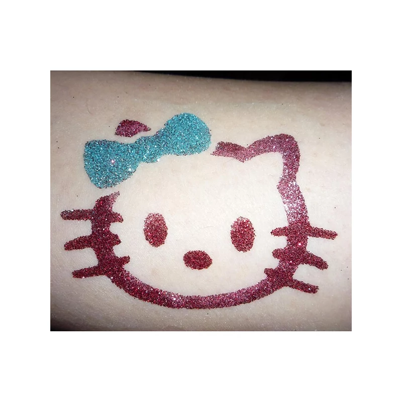 Tetováló sablon, öntapadós stencil - Hello Kitty 2