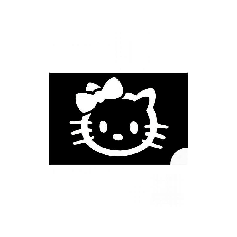Tetováló sablon, öntapadós stencil - Hello Kitty 2