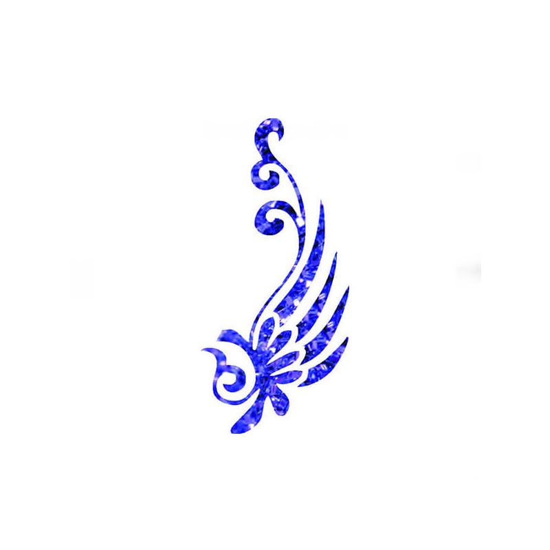 Tetováló sablon, öntapadós stencil - Virág 3