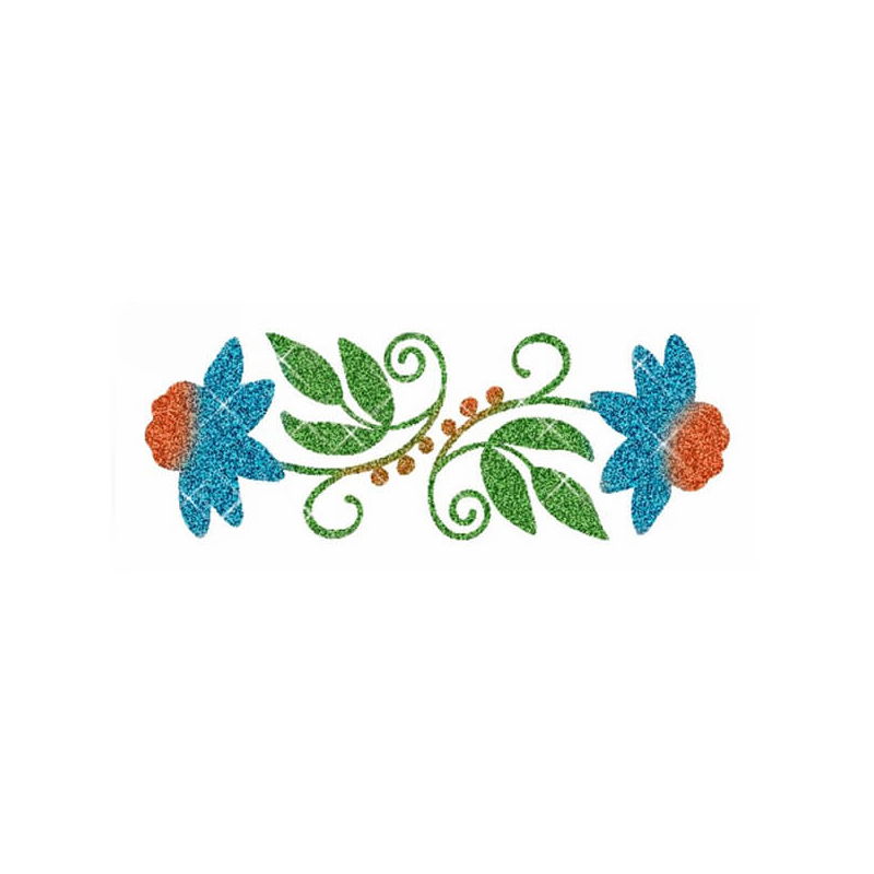 Tetováló sablon, öntapadós stencil - Virág 20