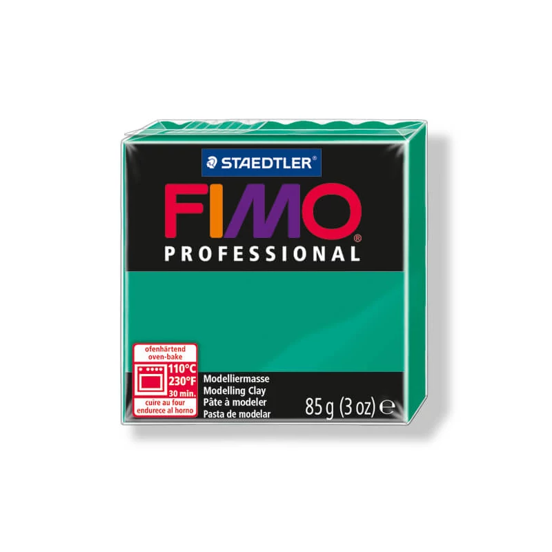 FIMO Professional süthető gyurma, 85 g - intenzív zöld (8004-500)