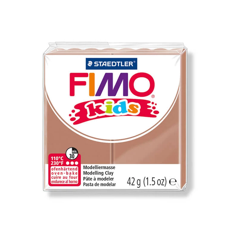 FIMO Kids süthető gyurma, 42 g - világos barna (8030-71)