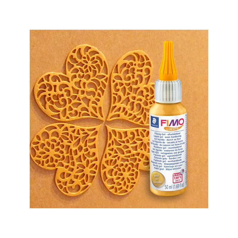 FIMO Liquid, Deco gel, 50 ml - arany