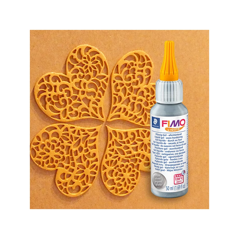 FIMO Liquid, Deco gel, 50 ml - ezüst