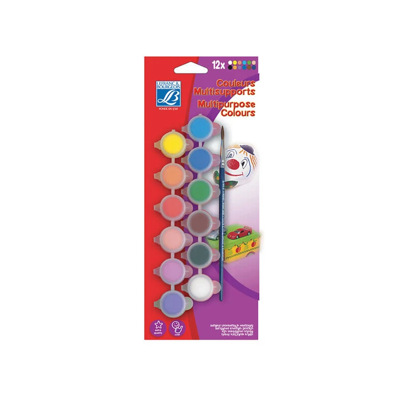 Akrilfesték készlet gyerekeknek - 12x5 ml, Junior