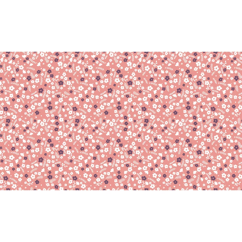 Patchwork anyag - Makower - Forest Talk 8489/GE Mini Floral