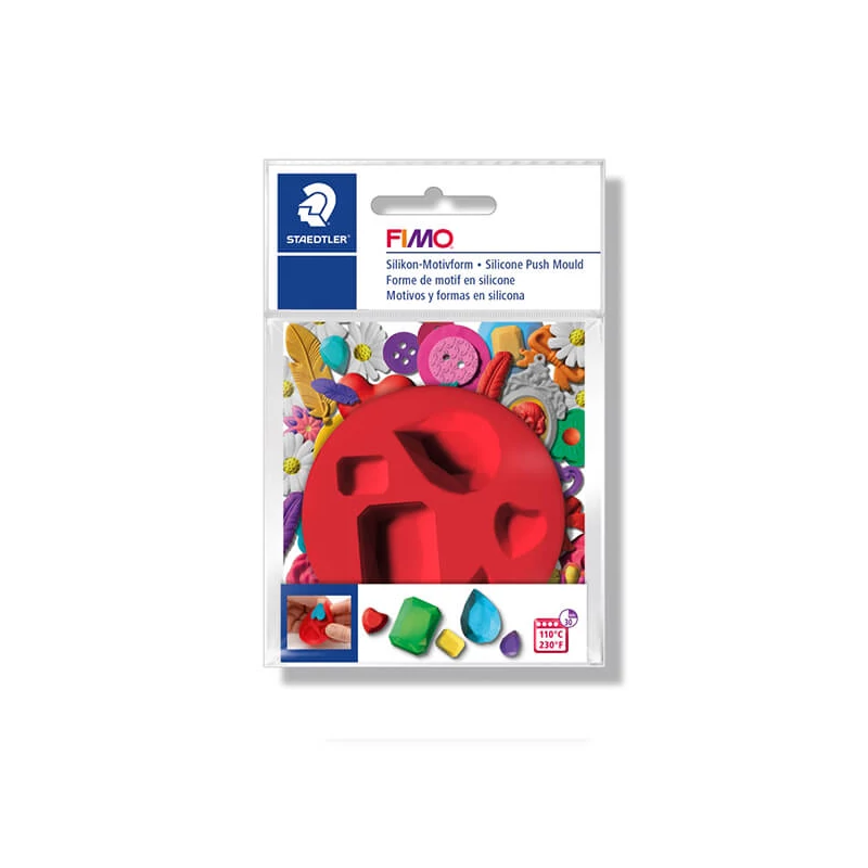 FIMO Nyomóforma szilikon - Drágakövek