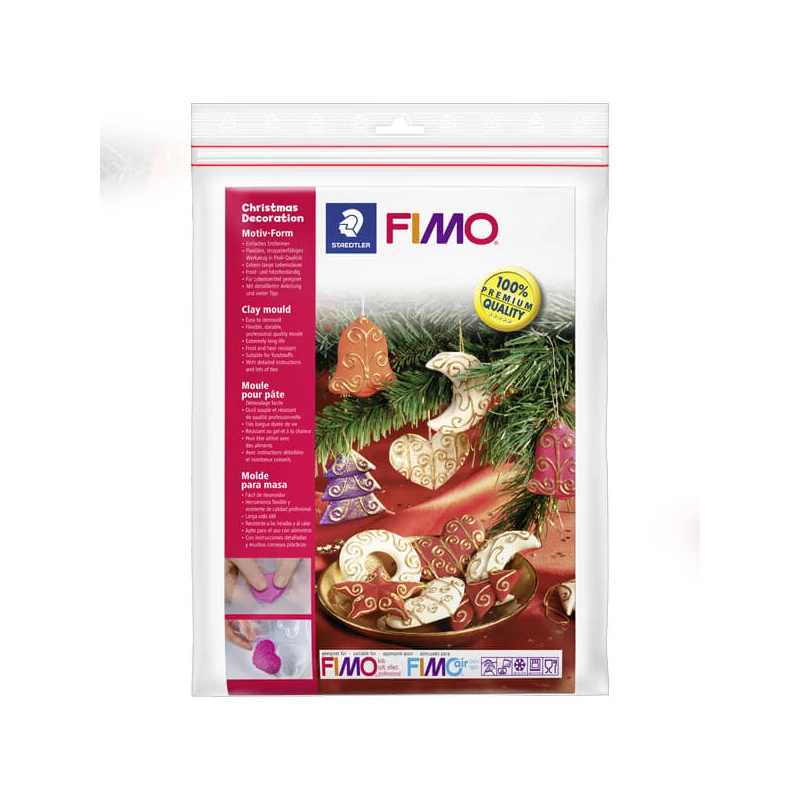 FIMO Öntőforma - karácsonyfadísz