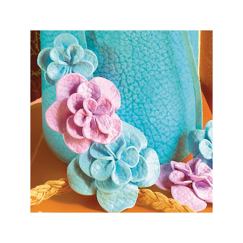 FIMO Felületmintázó, műanyag - bőr, 15,5x16,5 cm