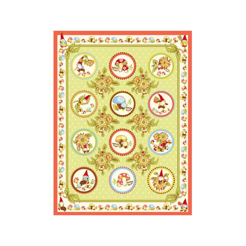 AKCIÓ! Patchwork anyag - InTheBeginning - Better Gnomes and Gardens 8HDB3 Panel, 90cm