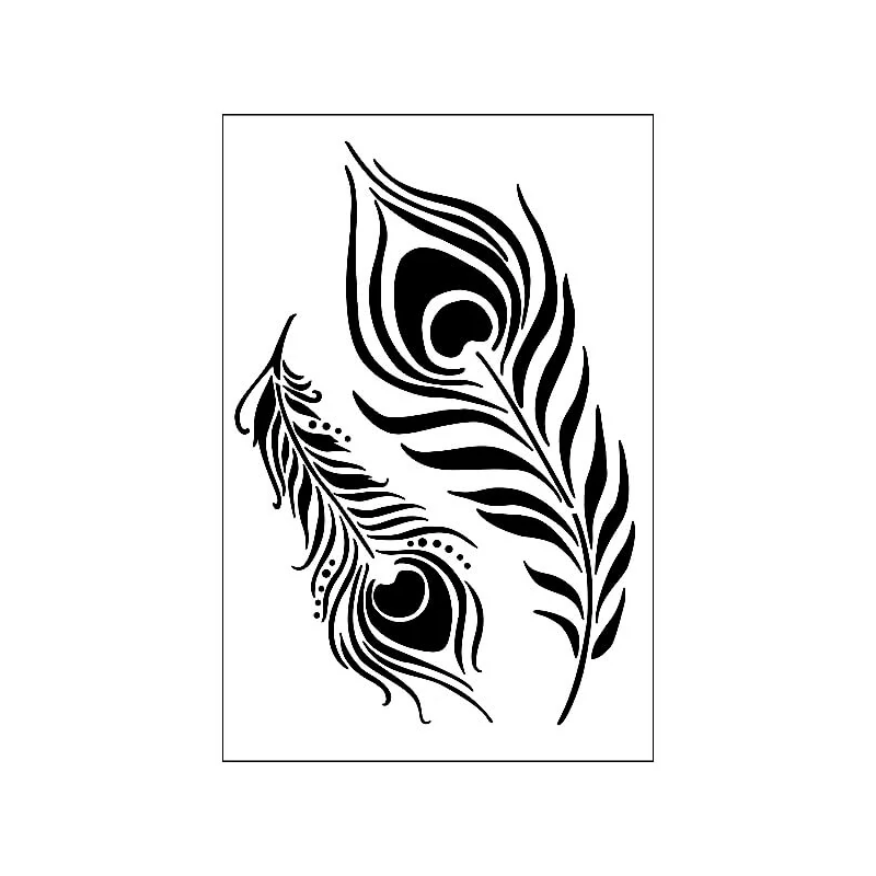 Stencil, 21x29,7 cm - Pávatoll