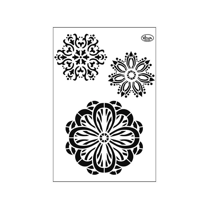 Stencil, 21x29,7 cm - Mandala