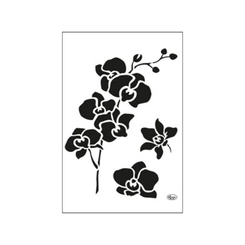 Stencil, 21x29,7 cm - Orchidea