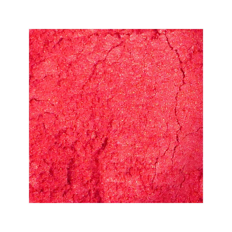 Gyöngyház hatású málna színű műgyanta effekt pigment színező por szín
