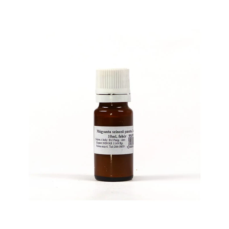 Műgyanta színező, fedő paszta, 10 ml - fehér