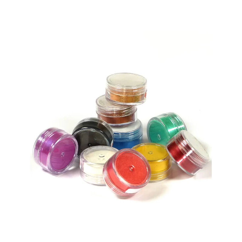 Gyöngyház és metál hatású  műgyanta effekt pigment színező porok
