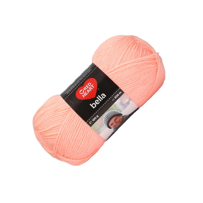 Kötőfonal, Red Heart Bella, 100 g - lazac