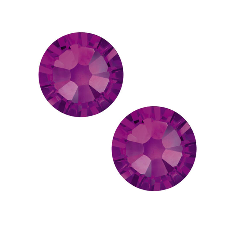 2078 Swarovski Xilion Rose Hotfix vasalható kristály, SS12 (3,1 mm) - Amethyst