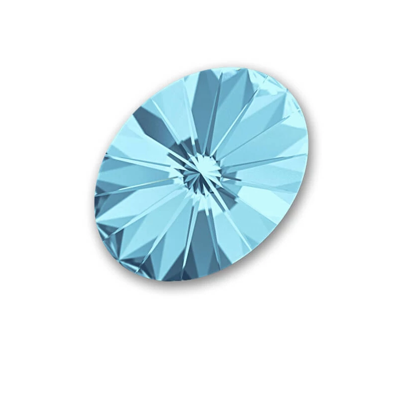 4122 Swarovski ovális rivoli kristály, 18x13,5 mm - Aquamarine F