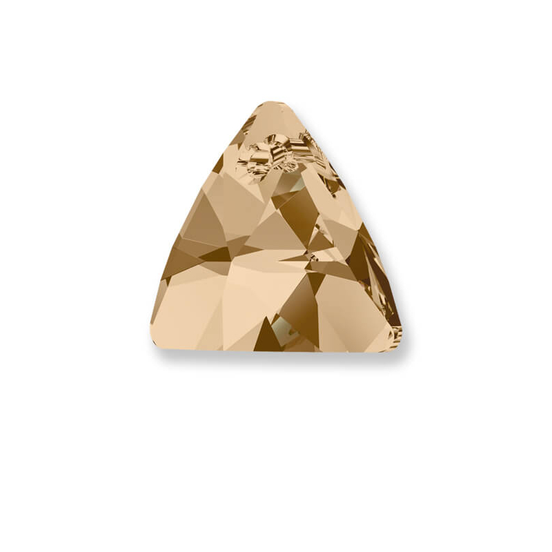 6628 Swarovski Triangle függő, 12 mm - Crystal Golden Shadow