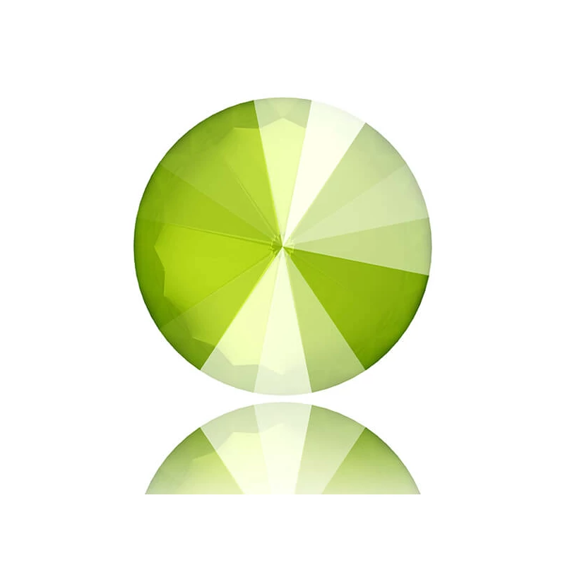 1122 Swarovski Rivoli SS60 (14 mm) - Crystal Lime