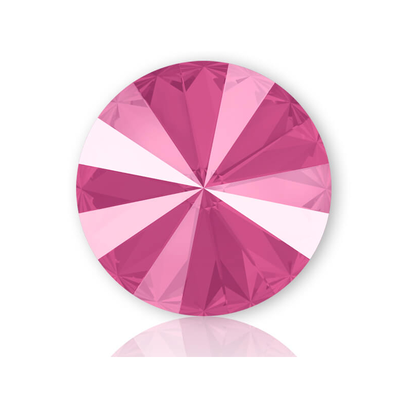 1122 Swarovski Rivoli SS50 (12 mm) - Crystal Peony Pink