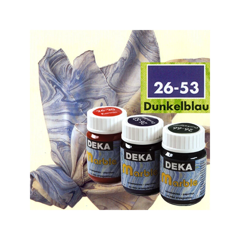 Deka Marble márványozó festék 25 ml - 53 sötétkék
