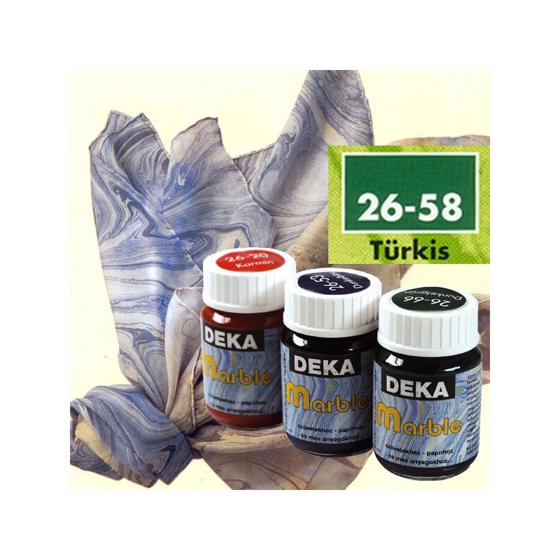 Deka Marble márványozó festék 25 ml - 58 türkiz